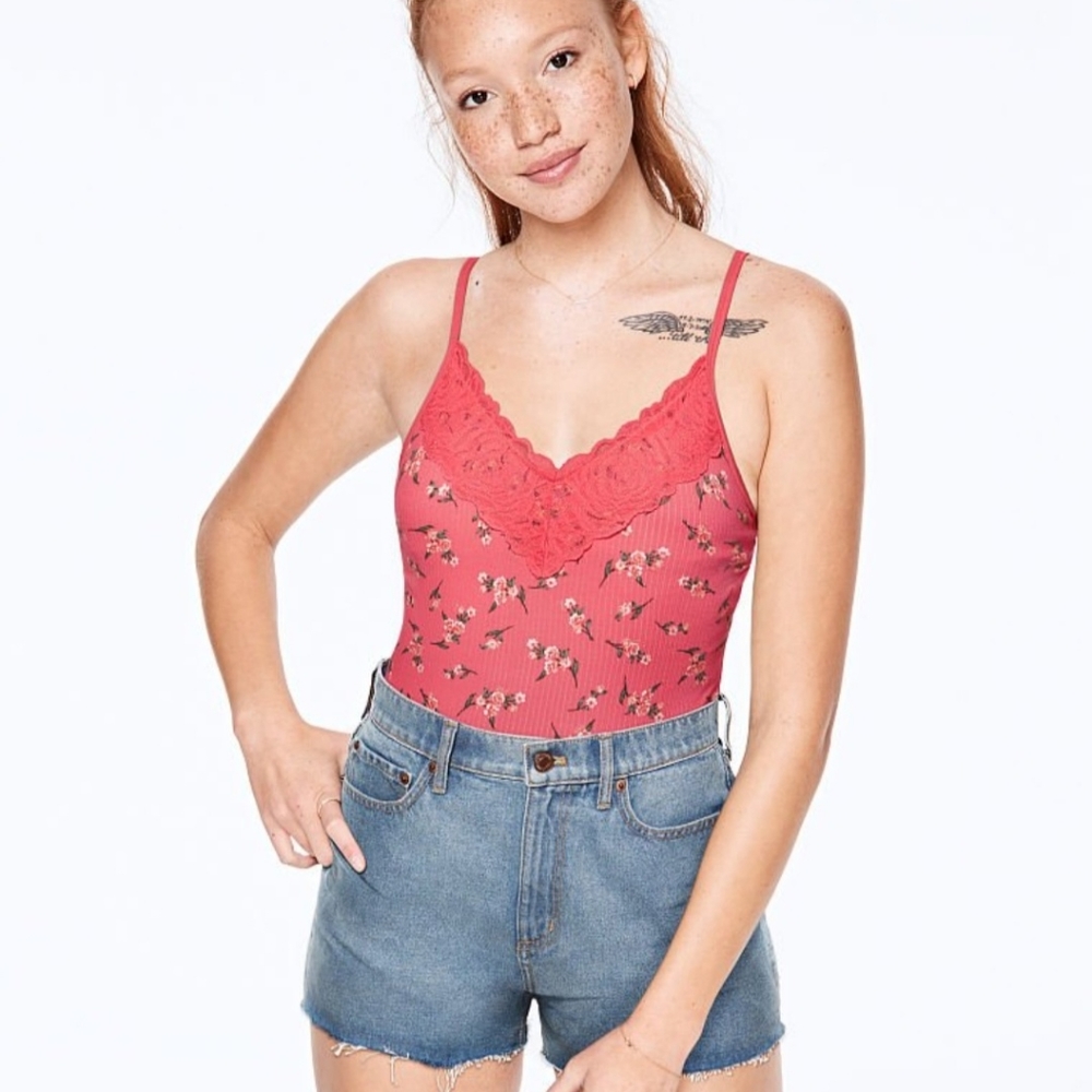 PINK bodysuit size XS NWT - Picture 3 of 10